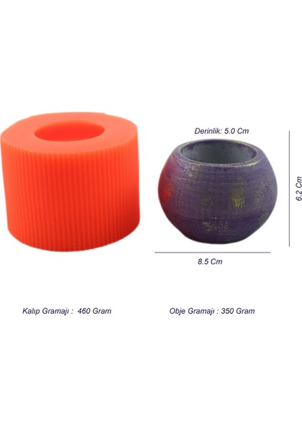 Beton Saksı Silikon Kalıp 120 fiyatları