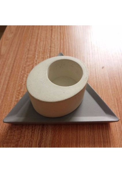 Silikon Beton Saksı Kalıbı Oval modelleri