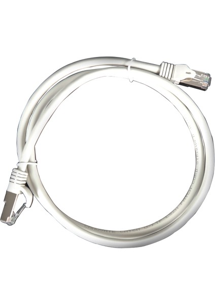 Bakır Patch Kablo CAT6A U/ftp 3m Lszh Gri Patch Cord 2 Adet