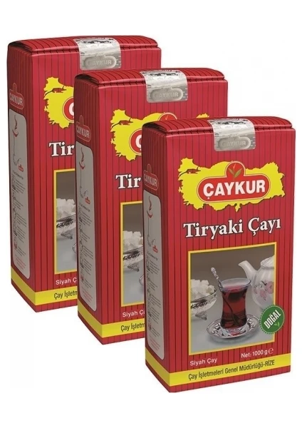 Tiryaki Çay 1000 gr x 3 Adet