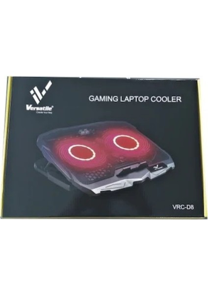 e Vrc-D8 2 Fan Ayarlanabilir Laptop Gaming Soğutucu