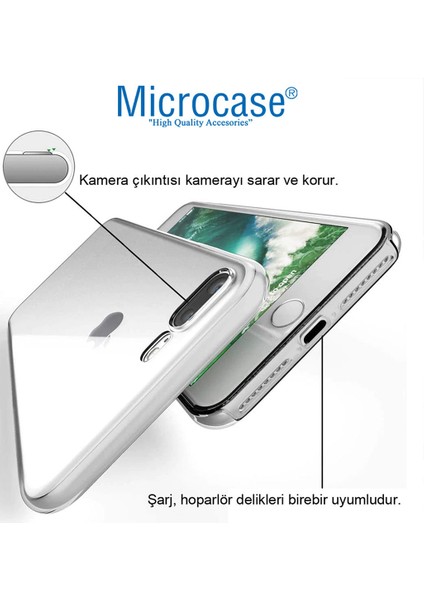 iPhone Xs Max 360 Tpu Serisi Ön Arka Full Cover Şeffaf Kılıf