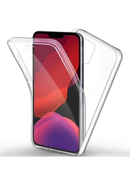 iPhone 12 Pro 360 Tpu Serisi Ön Arka Full Cover Şeffaf Kılıf