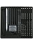 Black Box Charcoal Drawing Set Karakalem Eskiz Çizim Seti Metal Kutu 20 Parça 1