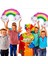 Gökkuşağı Rainbow Folyo Balon - Bebek Çocuk Parti Kutlama 5