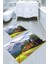 Tren Yolu Desenli Kaymaz Taban Yıkanabilir 2'li Desenli Banyo Paspası (50X60 cm - 60X100 Cm) 1