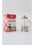 Çelik Cam Bitki Çayı Demleme French Press 350 ml. 5