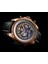 Uyumlu Tourbillon 24MM Taba Deri Kordon 3