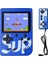 Blue İnter Gameboy Sup Oyun Konsolu 2 Oyuncu Mini Atari Retro 400 Oyun 3 Inç 1