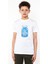 Anime Fairy Tail Glass Guild Emblem Baskılı Unisex Çocuk Beyaz T-Shirt 1