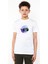 Powerpuff Girls Mojo Jojo 2 Baskılı Unisex Çocuk Beyaz T-Shirt 1
