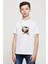 Anime One Punch Man Baskılı Unisex Çocuk Beyaz T-Shirt 1