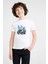 The Beatles Baskılı Unisex Çocuk Beyaz T-Shirt 1