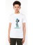 Leviathan Fortnite Baskılı Unisex Çocuk Beyaz T-Shirt 1