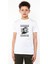 Peaky Blinders Tommy Shelby On A Baskılı Unisex Çocuk Beyaz T-Shirt 1