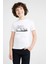 Supra Baskılı Unisex Çocuk Beyaz T-Shirt 1