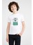 Rick Peace Baskılı Unisex Çocuk Beyaz T-Shirt 1
