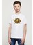 Pubg Playerunknown's Wınner Chıcken Dinner King Baskılı Unisex Çocuk Beyaz T-Shirt 1