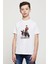 Anime One Punch Man Baskılı Unisex Çocuk Beyaz T-Shirt 1