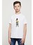 Anime Dragon Ball Baskılı Unisex Çocuk Beyaz T-Shirt 1