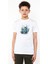 Fotoğraf Makinesi Objek Lens Camera Kamera Baskılı Unisex Çocuk Beyaz T-Shirt 1