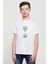 Anime Fairy Tail Glass Guild Emblem Baskılı Unisex Çocuk Beyaz T-Shirt 1