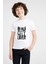 Big City Lover Baskılı Unisex Çocuk Beyaz T-Shirt 1