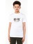 Ac Dc Rock Or Bust Logo Baskılı Unisex Çocuk Beyaz T-Shirt 1