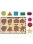 Ahşap Bul Tak Eğitici 2 Adet Yapboz Puzzle Seti 2