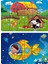 Ahşap 24 Parça Eğitici 2 Adet Yapboz Puzzle Seti 1