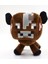 Minecraft Inek Brown Cow Peluş Karakter Premium Sevimli Oyuncak 16 cm 1