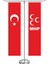 T Dikdörtgen Mhp Masa Bayrağı Takımı 1