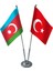İkili Azerbaycan Masa Bayrağı Takımı 1