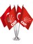 Dörtlü Chp Masa Bayrağı Takımı 1