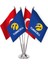 Dörtlü Turkcell Masa Bayrağı Takımı 1