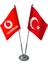 İkili Vodafone Masa Bayrağı Takımı 1