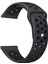 Samsung Galaxy Gear S3 46MM Uyumlu Kordon Delikli Çift Renk Saat Kordonu 22K02--SIYAH 1