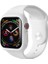 Apple Watch Nike 3 42MM Uyumlu Kordon Çerçeve Korumalı 360 Silikon Saat Kordonu 42/l7--Beyaz 1