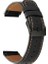 Honor Watch Gs Pro Uyumlu Kordon Faux Deri Silikon Saat Kordonu 22/K29--SIYAH 1