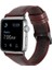 Apple Watch Se 44MM Uyumlu Kordon Luxury Leather Hakiki Deri Saat Kordonu 44/zlu--Mor 1