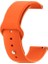Huawei Watch Gt 2 46MM Uyumlu Kordon Mat Jel Silikon Saat Kordonu 22/qq--Turuncu 1