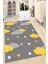 Antibakteriyel Kaymaz Dot Taban Yıkanabilir Dijital Baskı Çocuk Halısı MRC2637 1