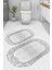 Kaymaz Taban Yıkanabilir 2'li Banyo Paspası (50X60 cm - 60X100 Cm) BRC1502 1