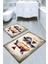 Kaymaz Taban Yıkanabilir 2'li Banyo Paspası (50X60 cm - 60X100 Cm) BRC5210 1