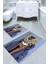 Kaymaz Taban Yıkanabilir 2'li Banyo Paspası (50X60 cm - 60X100 Cm) BRC5276 1
