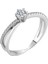 F Renk Toplam 0,36 Karat Pırlanta Tektaş Yüzük 0417R0102 2