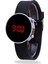 LED Watch Unisex Gümüş Renk Kasa Siyah Silikon Kordon Dijital Kol Saati ST-303531 1