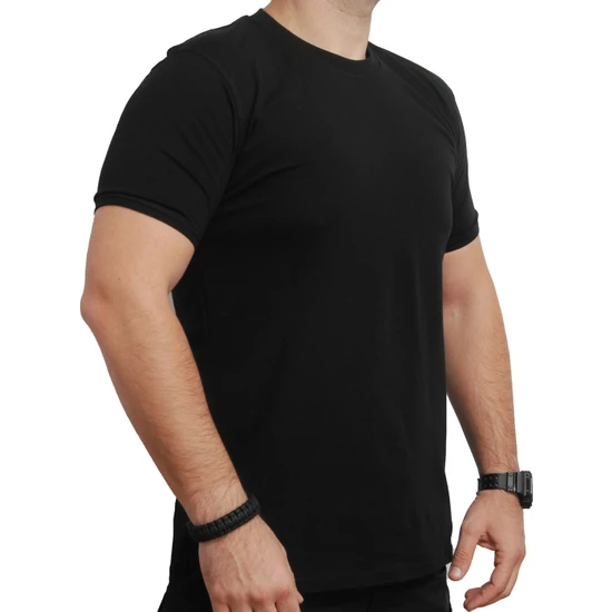 Yds Basic Tshirt (Logo Baskılı) -Siyah