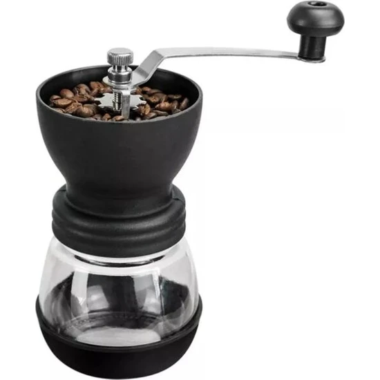 Grossberg Coffee Cam Hazneli Seramik Çekirdek Kahve Öğütücü