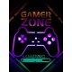 Dekoraven Gamer Zone LED Işıklı Tablo